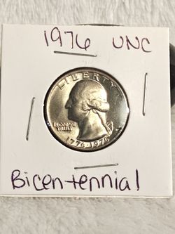 #606 Bicentennial 1976 Quarter Coin 