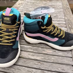 Vans UltraRange MTE Women’s 5/youth 3.5 Primaloft Teal Pink Black Hiking Shoes