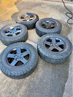 5 Jeep Wheels Only
