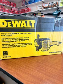 DeWalt new 1/2" joist drill