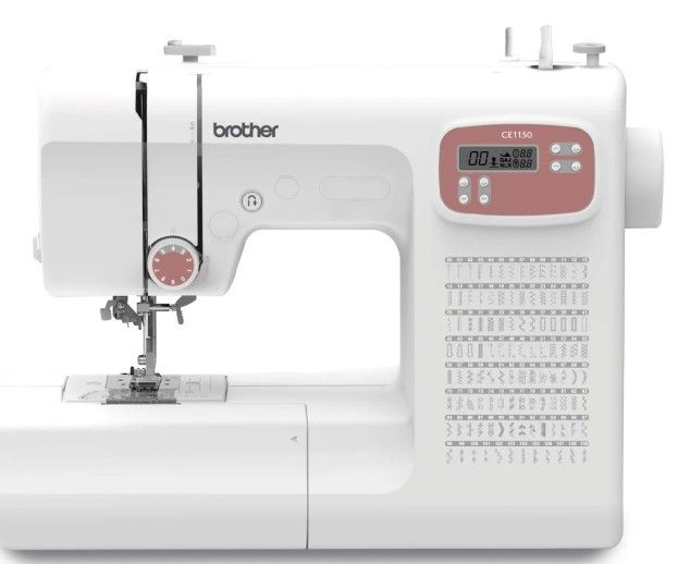 Brother CE1150 110-Stitch Computerized Sewing Machine with Auto Needle Threader, LCD Display & Wide Range of Stitches
