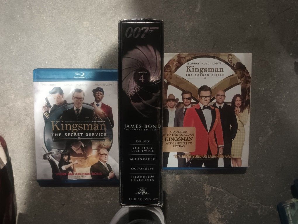 James Bond DVD Collection $60 OBO
