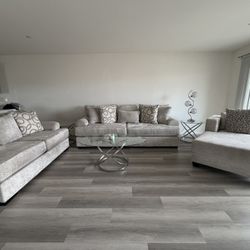 Sofa And Love Seat & Chases Also Coffee Table And End Tables Table
