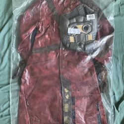 Disney Store Marvel Star Lord fake leather Costume, Kids Size 4.  New In Bag.  