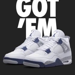 Jordan 4 Retro Midnight Navy 