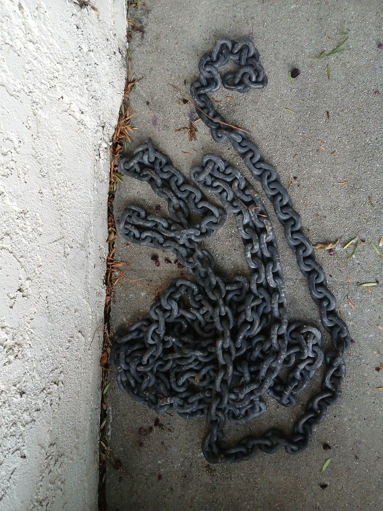 3/8" DIA. X 25 feet High Tension 5400 lbs Steel Chain Body Puller, Construction