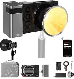 Zhiyun Molus X100 Pro w/Upgraded Version Handle Battery Bowens Mount Video Light