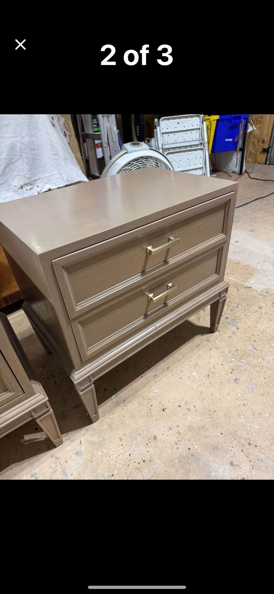 Two Mid Century Modern End Tables