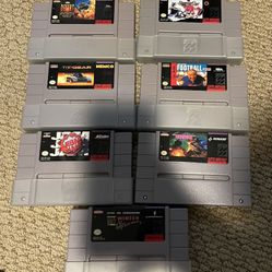 Super Nintendo - Original - Two Controllers - 14 Games