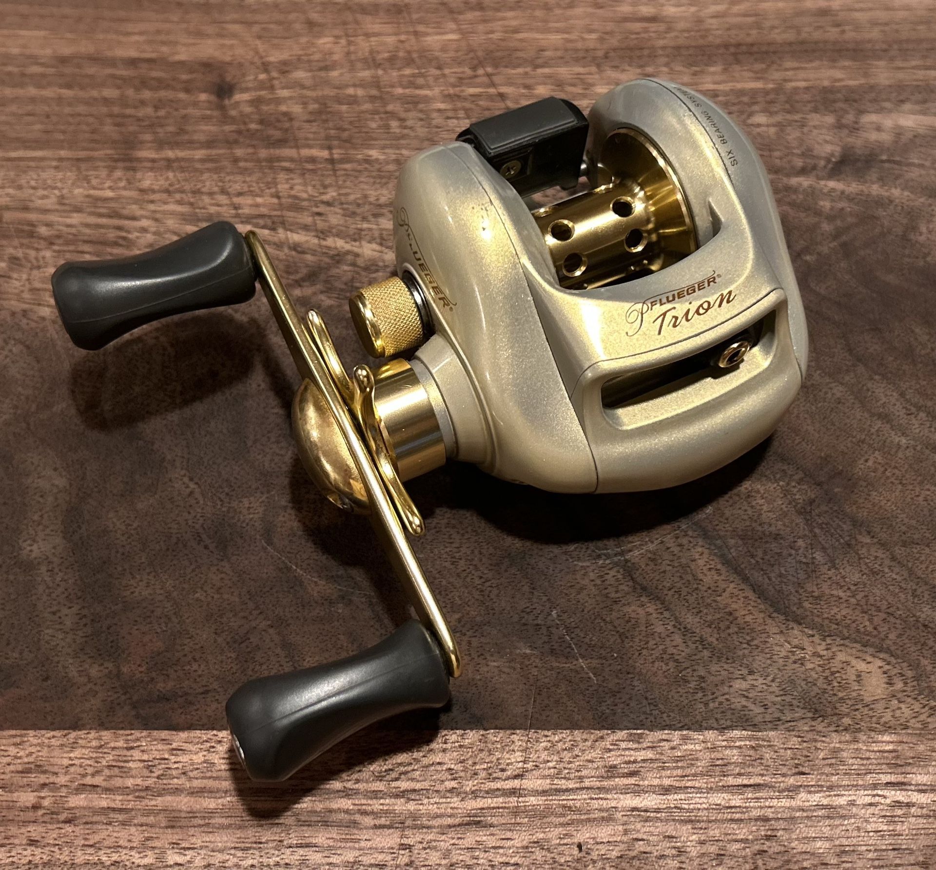 Pflueger Trion baitcasting reel