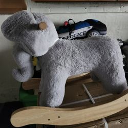 Pottery Barn Elephant Rocking Horse 