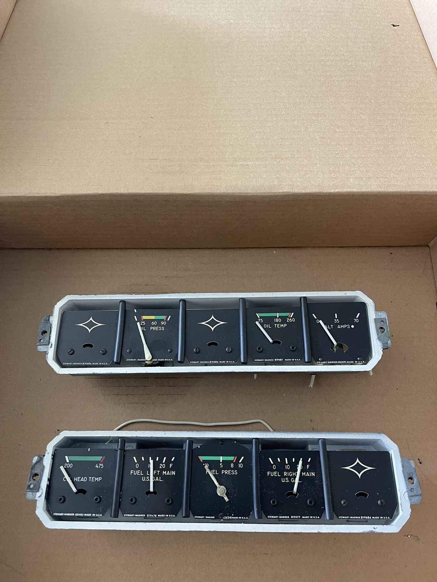 PA 28-181 Piper Archer Aircraft Fuel Gauge Cluster Set