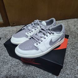 Size 13 - Air Jordan 1 Retro OG Low Atmosphere Grey