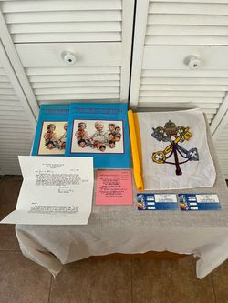 1987 Pope John Paul II Los Angeles Papal Mass Memorabilia Lot Tickets Programs