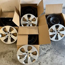Stock Toyota RAV4 Wheels + Hubcaps