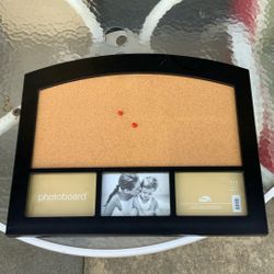 Pushpin board With Photo Openings