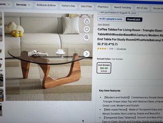 Glass Coffee table
