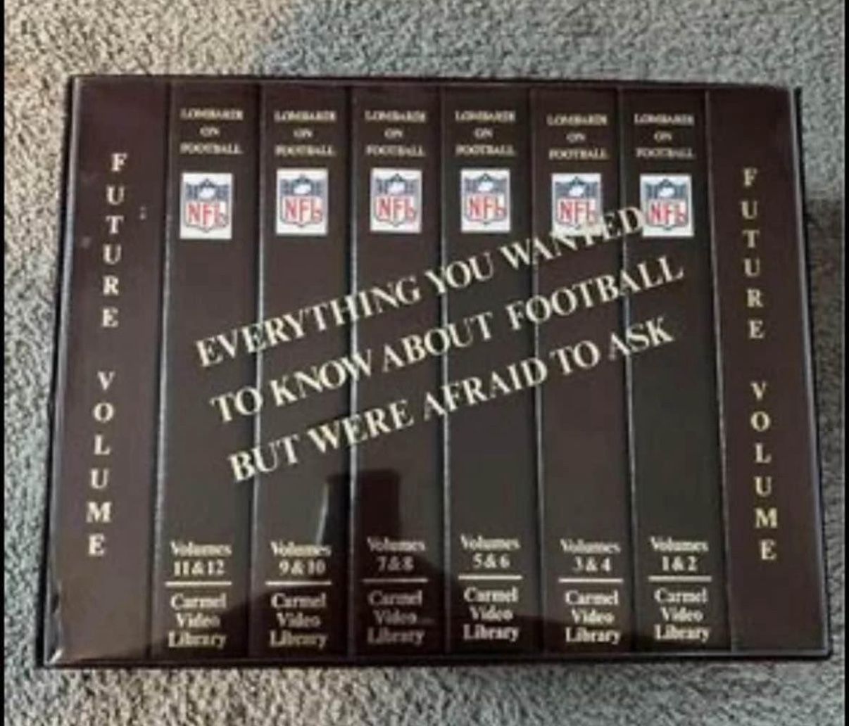Everything You Wanted To Know About Football But Were Afraid To Ask Vince Lombardi VHS Series 