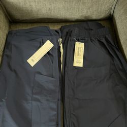 Women’s Navy Scrub Pants (2 pairs), Size Large