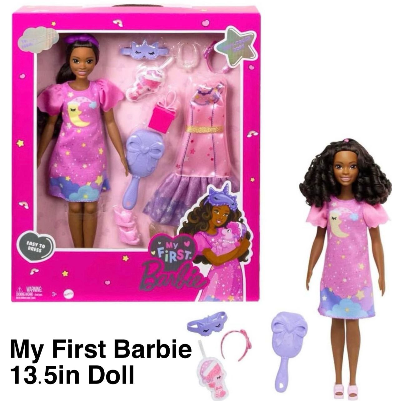 My First Barbie 13.5in Doll