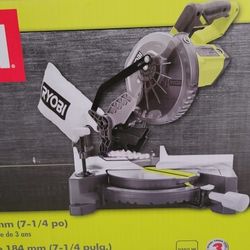 Ryobi 7 1/4 Miter SAW . NEW