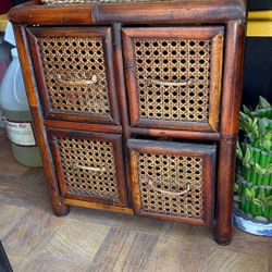 Nice Four Small Drawer Can Be Used For Jewelry,, Cotton Balls, Q-Tips, Storage. 