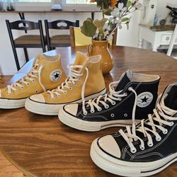 Converse Chuck 70 High Tops Yellow & Black