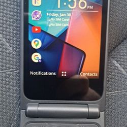 Like New TCL FLIP 4, 5G Prepaid T-Mobile Cell Phone 