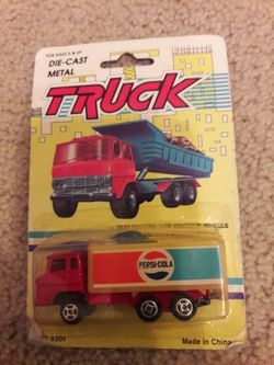 Old orig China Pepsi truck in pack see our other items on my sight