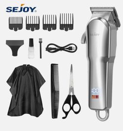 Electric Hair Clippers for Men Professional Hair Trimmer Machine Rechargeable Cordless