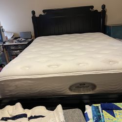 Queen Size Bed From Old Cannery With Mattress And Box Spring