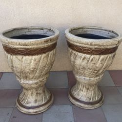 New Flower Pots Made Out Of Clay Beautiful Yard Decoration 