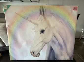Unicorn Canvas Wall Art Set – 4 Pieces