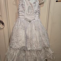 First Communion 2 piece White Dress