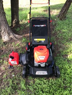 Self propelled push mower