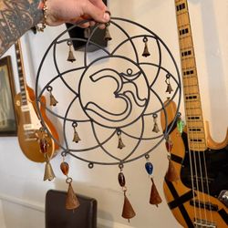 Awesome 😎 !! Imported Namaste Bell + Colorful Glass Beaded Wind Chime !