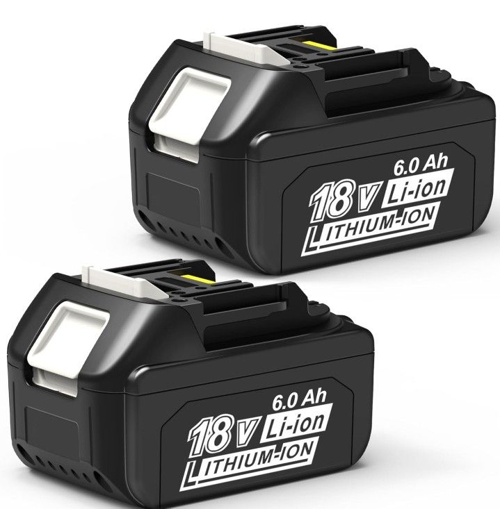 6.0Ah Battery Replacement for Makita 18V Battery