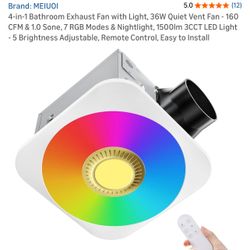 4 In 1 Bathroom Exhaust Fan