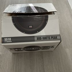 MTX subwoofer 