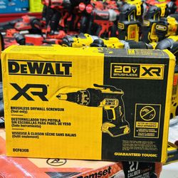 DEWALT XR 20V MAX Lithium-Ion Cordless Brushless Screw Gun (Tool Only)