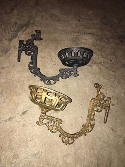 Antique lamp holders