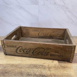 Vintage 1960s Coca Cola Crate 