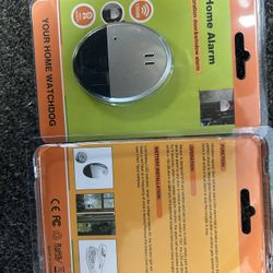 Alarm Sensor, Vibration Alarm For Window Alarm Sensor Smash Glass Siren, Compact Vibration Sensor System For Windows & Doors (1pc)