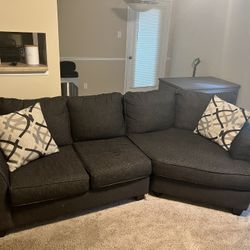 Black Denim Mini Sectional