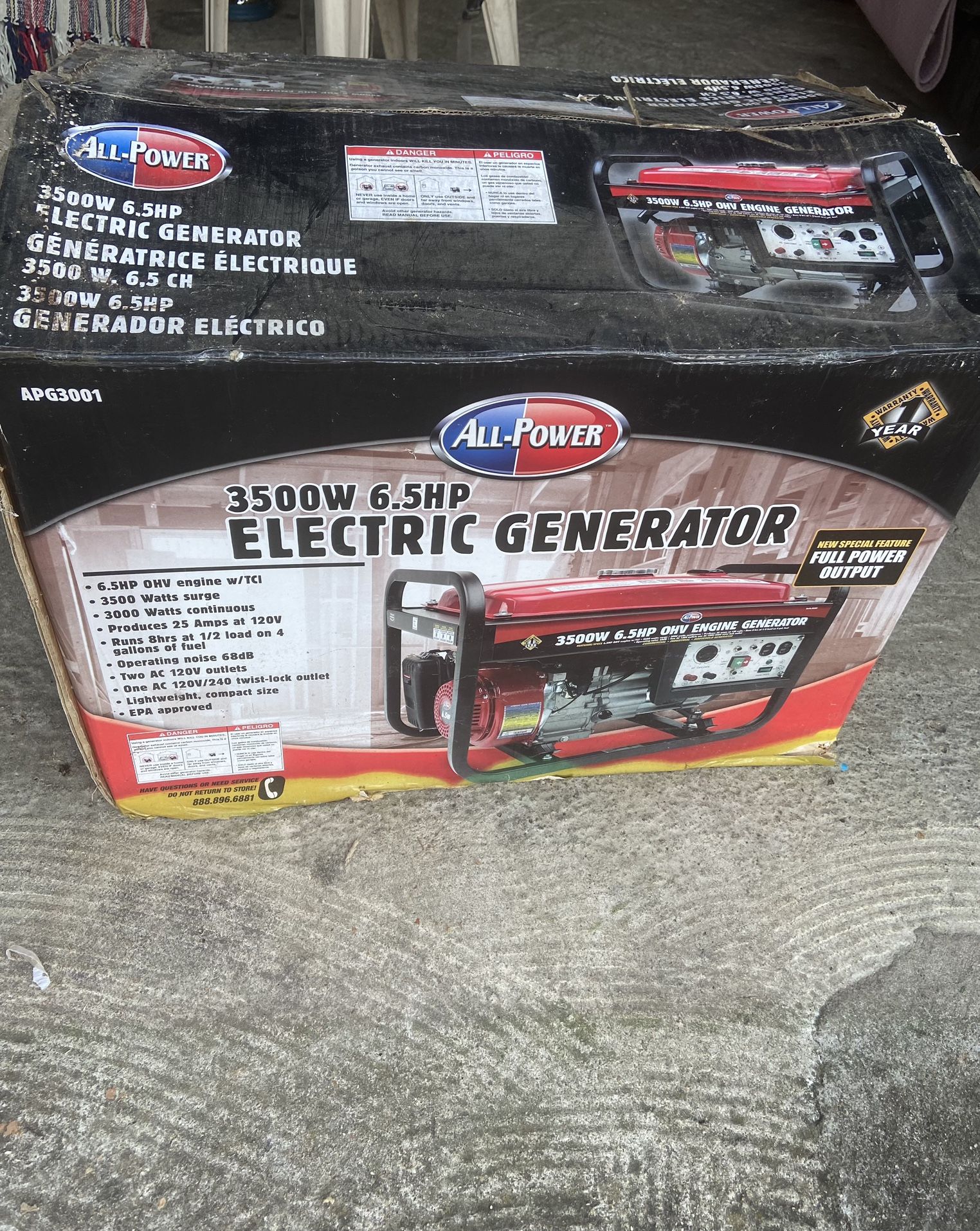 All-Power Electric Generator 