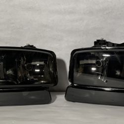 1999 To 2006 GMC Sierra Yukon Denali Smoked Headlights Luces Micas Calaveras Faros Focos Luz Light