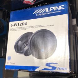 Alpine S-w12d4 On Sale Today For 139.99