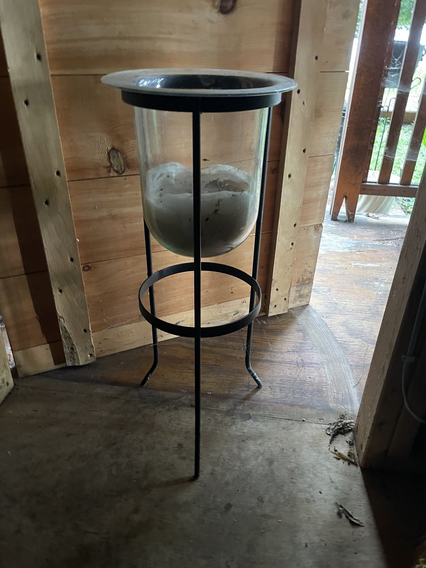 Candle Holder Seville with Metal Stand