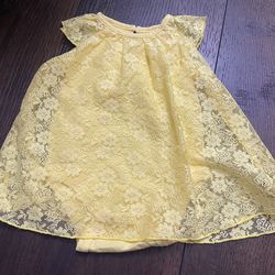 Girls Yellow Dress Size 3/6 Months By Emporio Baby #2