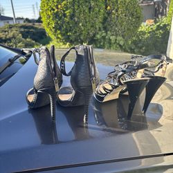 High heels black size 8.5